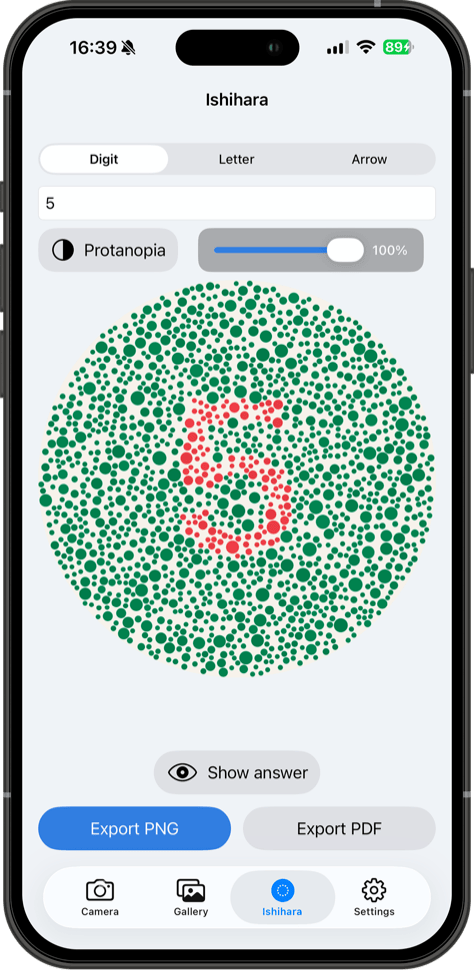 Ishihara generator
