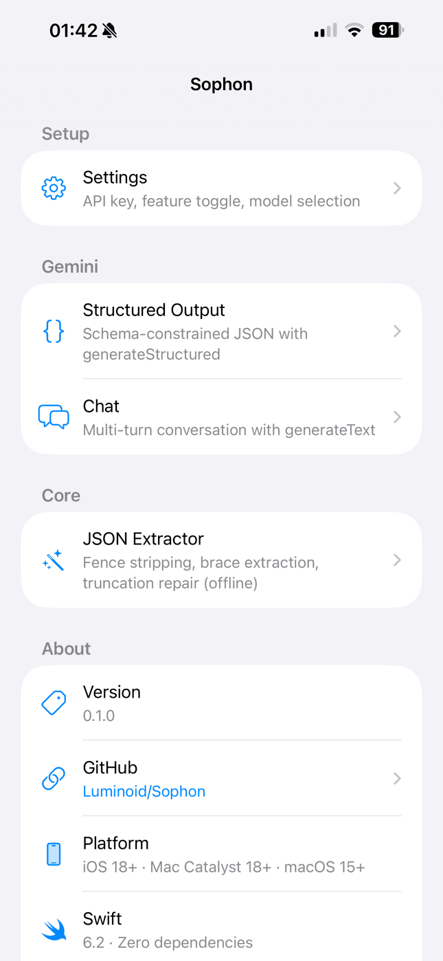 Demo app